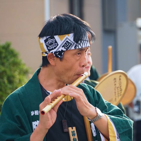 陽向睦の万灯講 湘南地域のお寺での演技